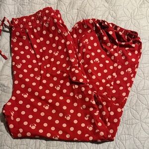 Red Minnie Mouse Joggers